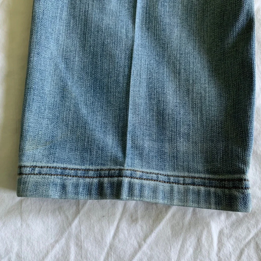 Duluth 34x30 Ballroom Double Flex Jeans Light Blue Standard Fit Utility Workwear
